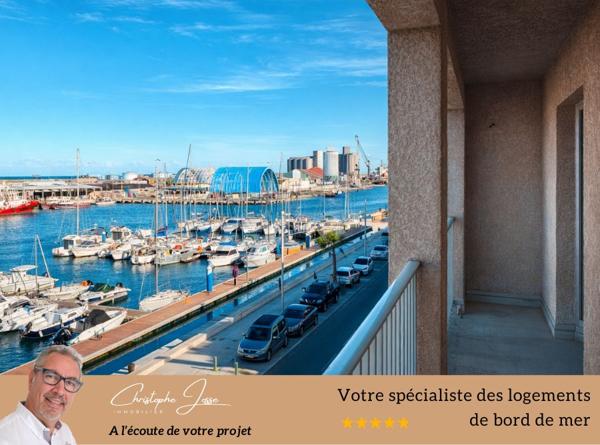 Immeuble de rapport vue port et mer
