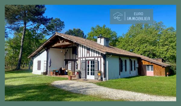 LANDAISE COLOMBAGES AIRIAL 5 CHAMBRES DEPENDANCES PUITS