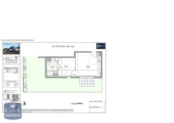 Appartement à louer 2 pièces 37.79m² Amboise (37400)