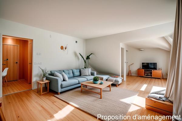 Appartement au dernier étage avec balcon