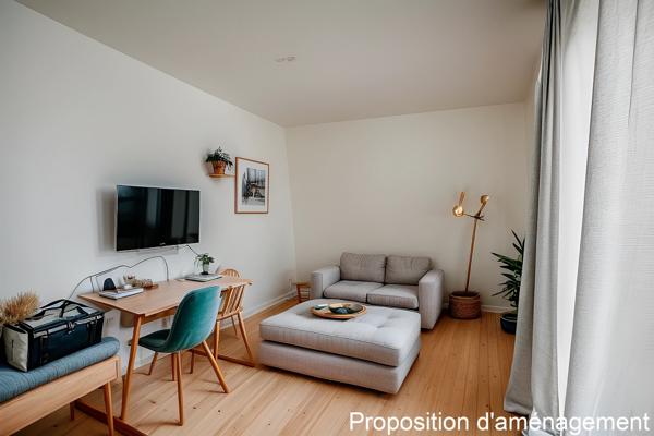 Appartement au dernier étage avec balcon