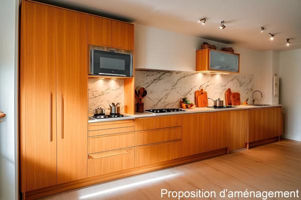 Appartement au dernier étage avec balcon