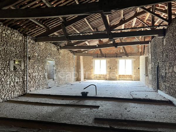 Demeure fin XIXème de 137 m² à fort potentiel avec piscine et parc - Chevanceaux (17)