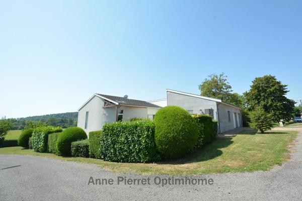 À VENDRE - Grande maison de plain-pied de 224 m² habitable (4 chambres) avec vue exceptionnelle sur forêt et plaine à Vaux-devant-Damloup (proche Verdun), terrain de 1359 m² !