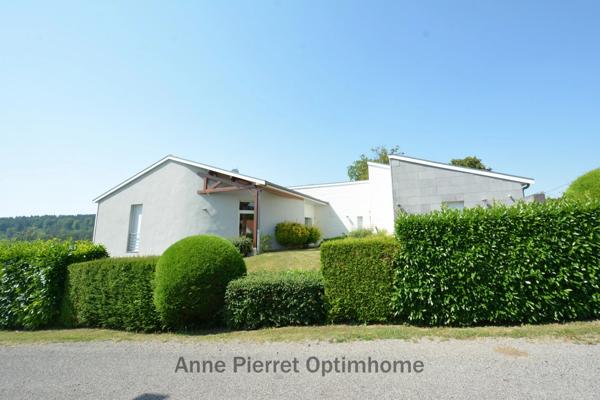 À VENDRE - Grande maison de plain-pied de 224 m² habitable (4 chambres) avec vue exceptionnelle sur forêt et plaine à Vaux-devant-Damloup (proche Verdun), terrain de 1359 m² !