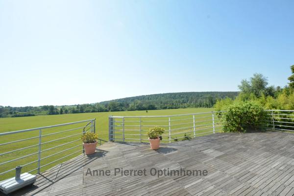 À VENDRE - Grande maison de plain-pied de 224 m² habitable (4 chambres) avec vue exceptionnelle sur forêt et plaine à Vaux-devant-Damloup (proche Verdun), terrain de 1359 m² !