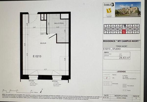 SPÉCIAL INVESTISSSEUR - Appartement meublé en VEFA