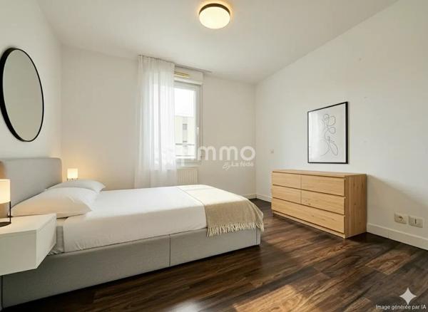 Très charmant T3 de 69m² en attique + parking privatif - DPE C
