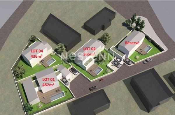 SIGEAN- TERRAIN À BATIR 452 m2 VIABILISÉ