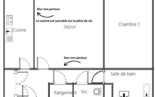 Appartement à vendre    2 pièces •  Paris 14