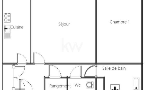 Appartement à vendre    2 pièces •  Paris 14