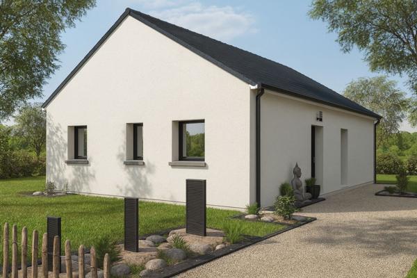 Terrain + Maison à vendre 3 pièces - 75 m²