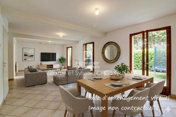 COTE PAVEE Maison T6 136 m2 grand garage 80 m²