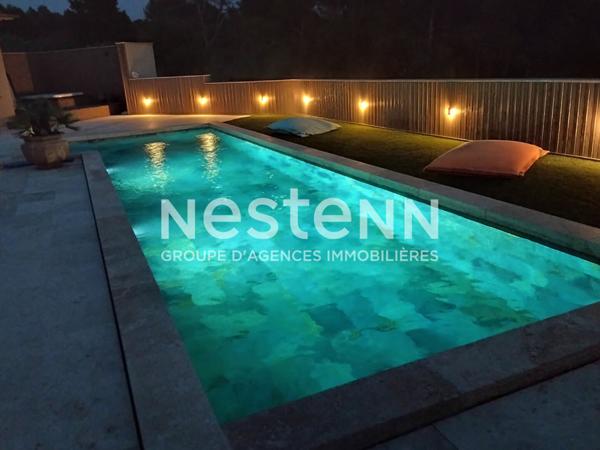 Maison Draguignan 5 pièces 155 m2 + couloir de nage 12X3 + garage sur terrain de 4092m²