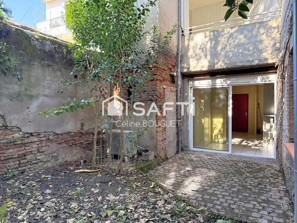 Appartement T2 avec cour et terrasse extérieure