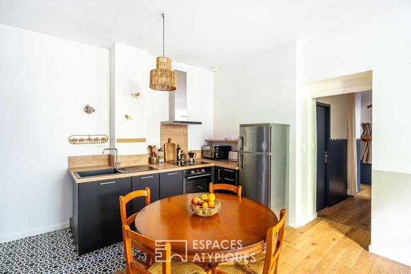Appartement rénové et meublé avec extérieur et stationnement à Albigny sur Saône