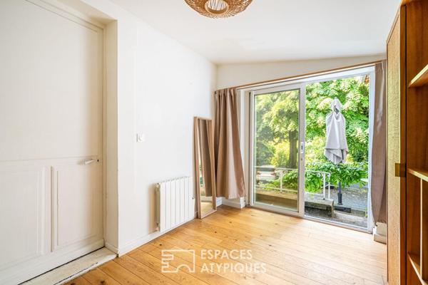 Appartement rénové et meublé avec extérieur et stationnement à Albigny sur Saône