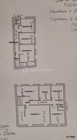 Vous rêvez d’un bien atypique avec un énorme potentiel ? Cette ancienne bâtisse bar-hôtel-restaurant n’attend plus que votre projet !

Avec ses 280 m² habitables sur un terrain de 1 099 m², elle offre de multiples possibilités : grande maison familiale, gîte, chambres d’hôtes, activité touristique ou professionnelle, voire réouverture d’un commerce.

Le bien comprend :
• 8 chambres
• 1 bureau
• 4 salles d’eau
• Une salle de bar de 70 m²
• Un salon et une cuisine
• Une incroyable salle de cinéma de 60 m²
• Terrasse, jardin et 3 dépendances

Les dépendances permettent d’imaginer logements indépendants, ateliers, stockage ou espaces de réception.

Un lieu rare, plein de caractère et de possibilités, à découvrir rapidement !

📞 Informations et visites : 07 67 61 78 92