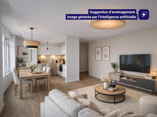 Appartement T3 de standing  au coeur du centre ville 68m2