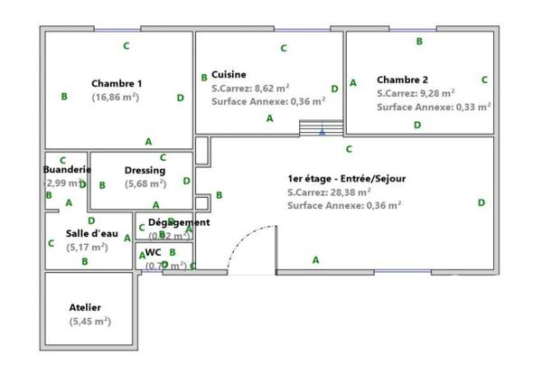 Appartement à vendre 3 pièces 79 m² Aubagne