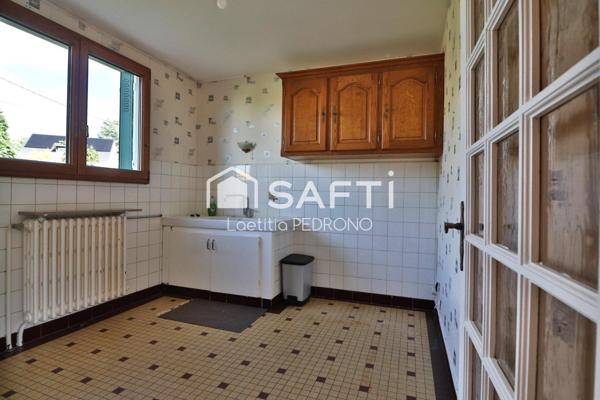 Maison au calme avec beau jardin de 1359 m²