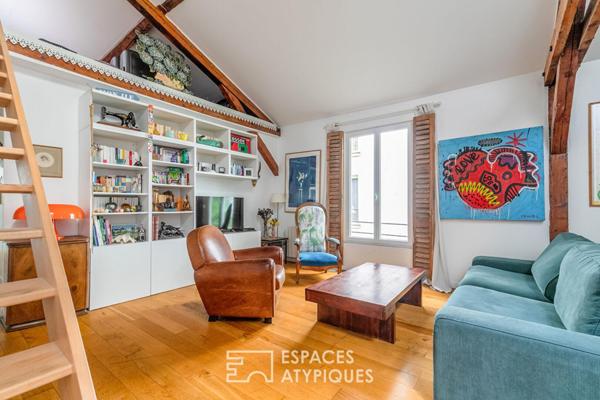 Duplex de charme dans un ancien atelier proche Nation