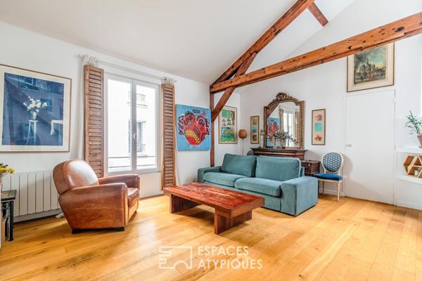 Duplex de charme dans un ancien atelier proche Nation