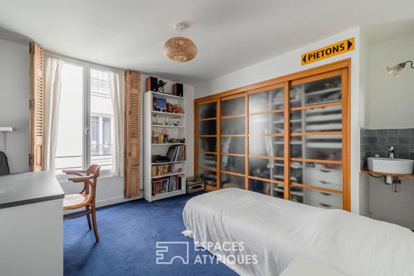 Duplex de charme dans un ancien atelier proche Nation