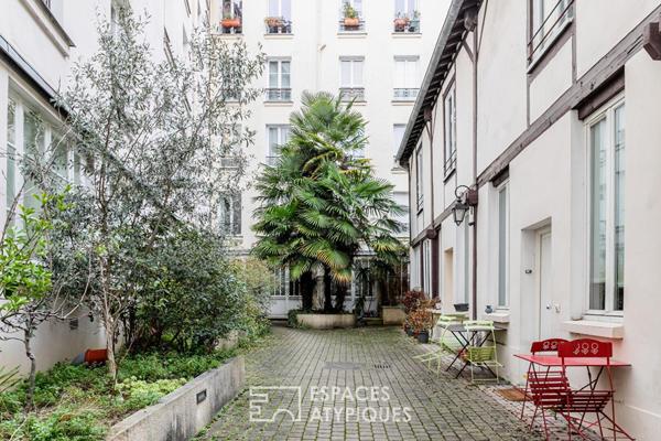 Duplex de charme dans un ancien atelier proche Nation