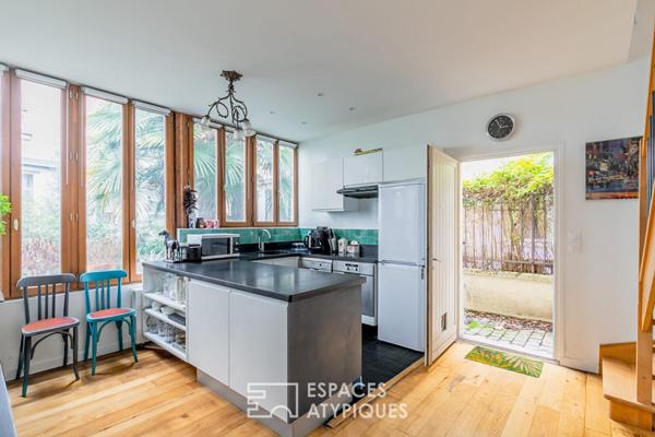 Duplex de charme dans un ancien atelier proche Nation