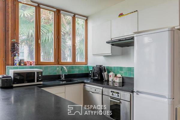 Duplex de charme dans un ancien atelier proche Nation