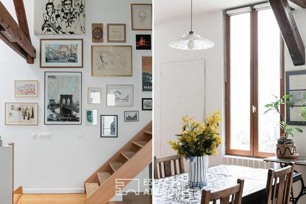 Duplex de charme dans un ancien atelier proche Nation