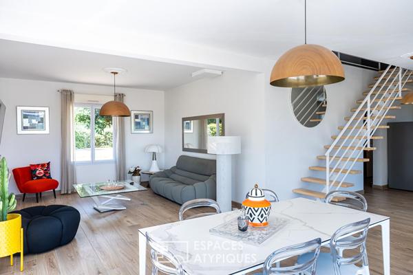 Une maison moderne au panorama préservé