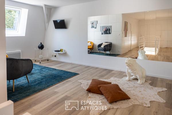Une maison moderne au panorama préservé