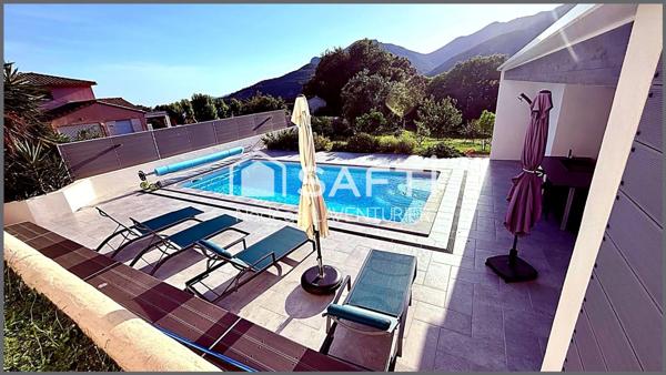 Villa T5 avec piscine et garage proche Ajaccio