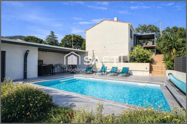 Villa T5 avec piscine et garage proche Ajaccio