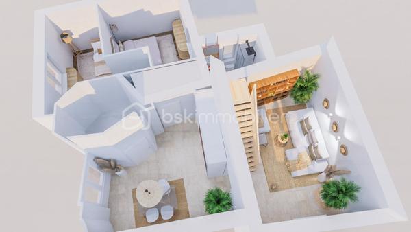 Appartement de 74 m²