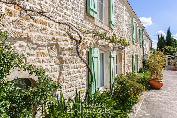 Logis du XIXe dans la capitale du Marais poitevin