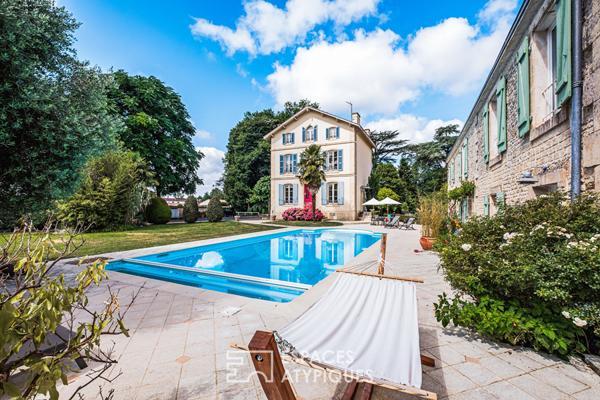 Logis du XIXe dans la capitale du Marais poitevin