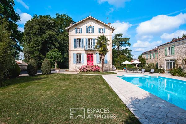 Logis du XIXe dans la capitale du Marais poitevin