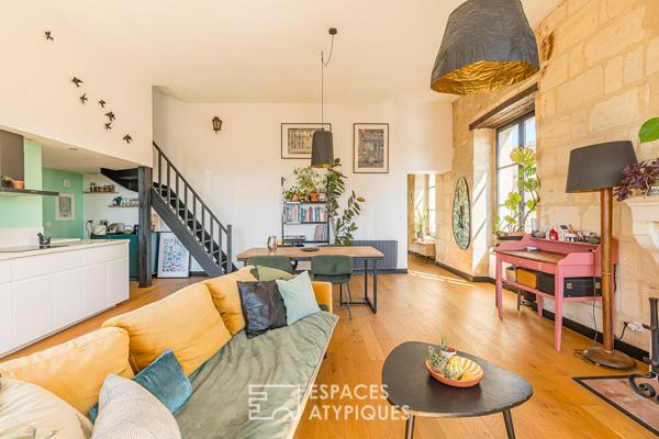 Le duplex de caractère avec vue sur les quais