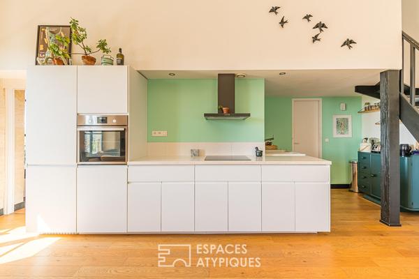 Le duplex de caractère avec vue sur les quais