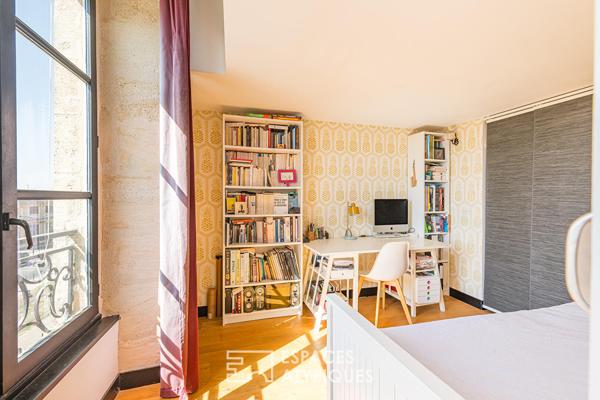 Le duplex de caractère avec vue sur les quais