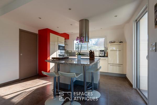 villa familiale avec piscine à Bruz