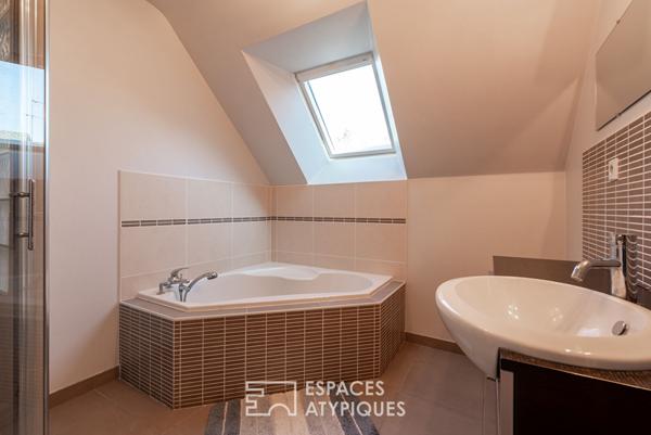 villa familiale avec piscine à Bruz