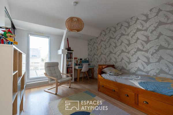 villa familiale avec piscine à Bruz