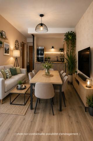 Joli appartement avec cour privative sur EMBRUN proche du centre ville (05)