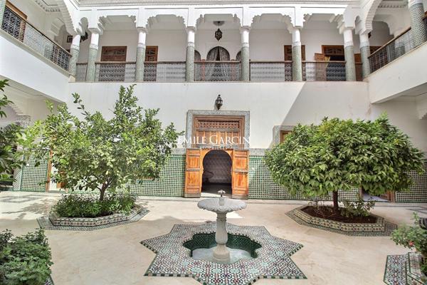 Riad exceptionnel à vendre dans le quartier de Bab Doukkala à Marrakech