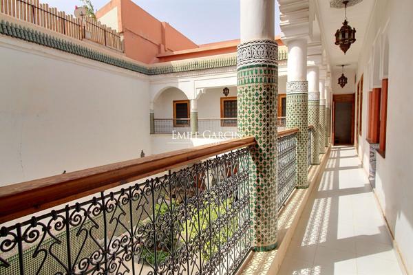 Riad exceptionnel à vendre dans le quartier de Bab Doukkala à Marrakech