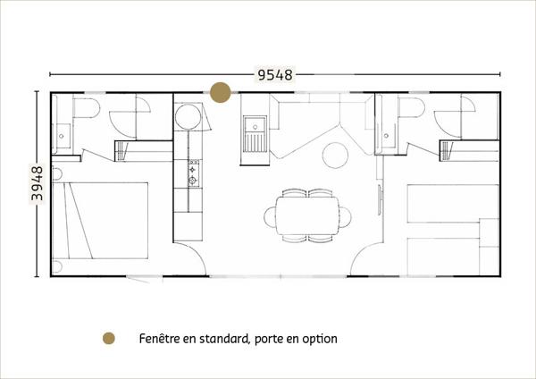 Maison 3 pièces 36 m2